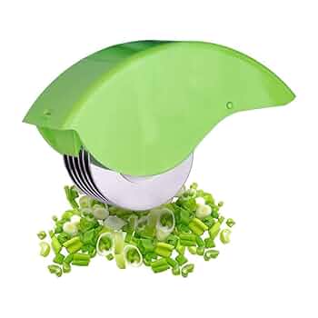 ネギ切り 業務用ネギカッター、早っ！Green onion cutting machine